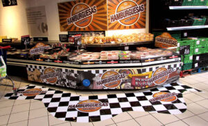 Diseño y fabricación de universo hamburguesas en centro comercial de Santander